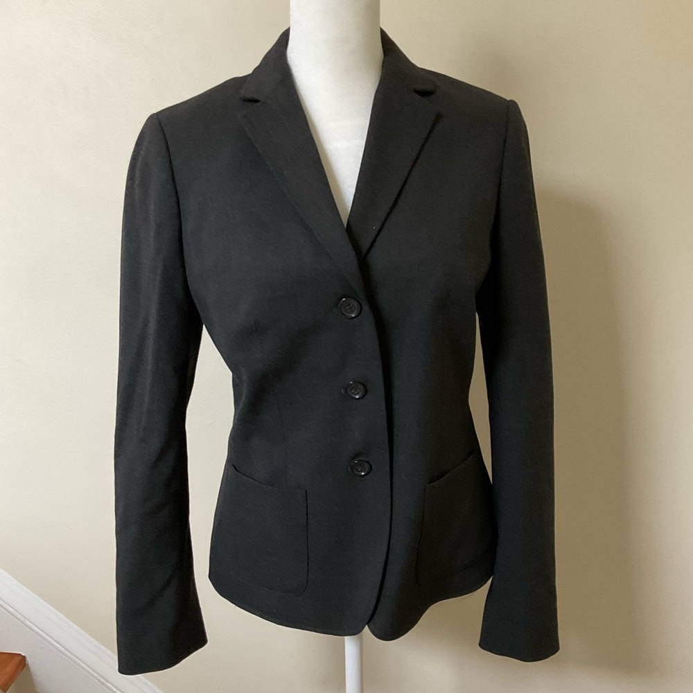 Brooks Brothers Charcoal Gray Women's Size 2 Suit Jacet